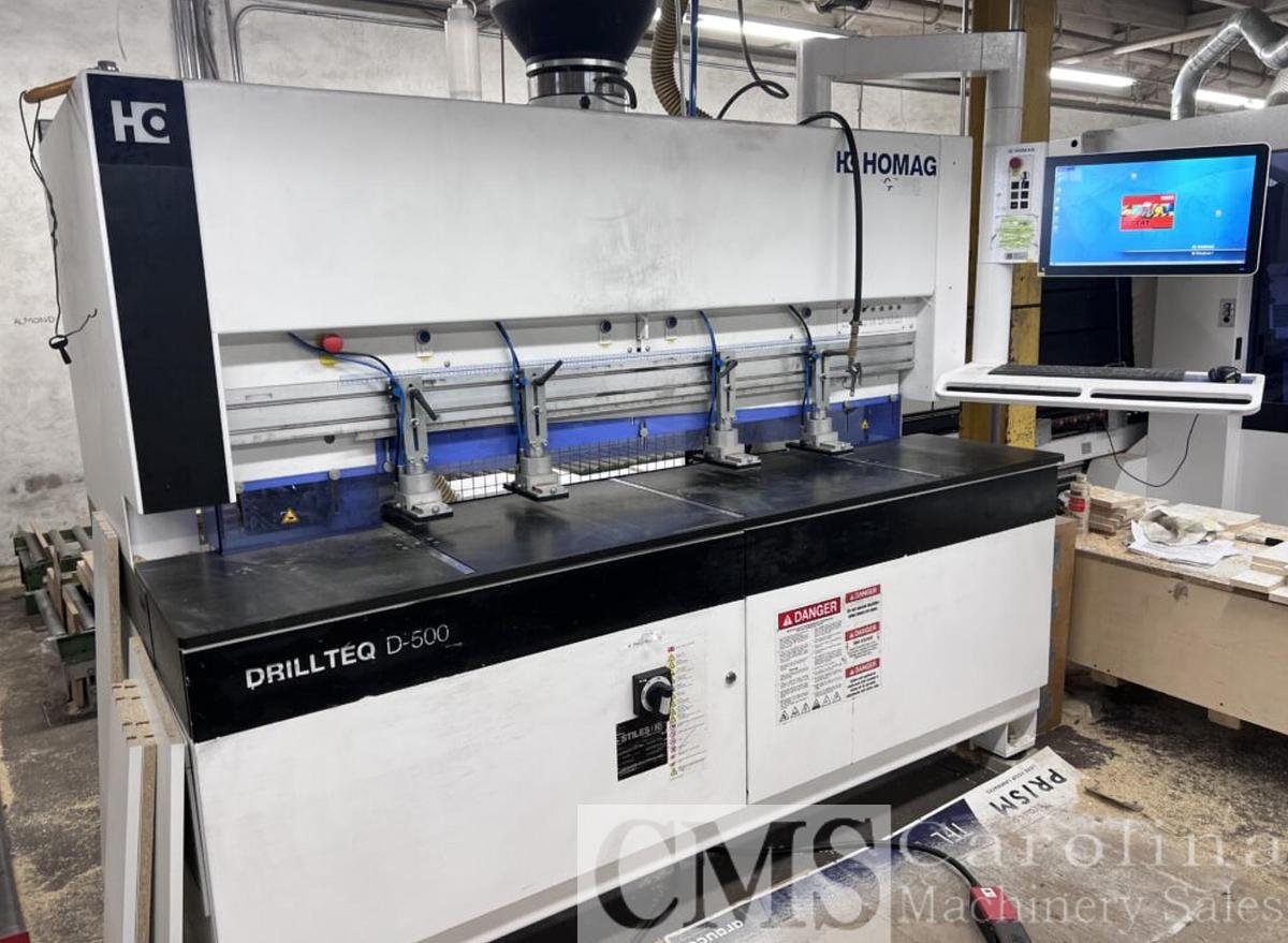 Used Homag Drillteq D500 Drill and Dowel Machine