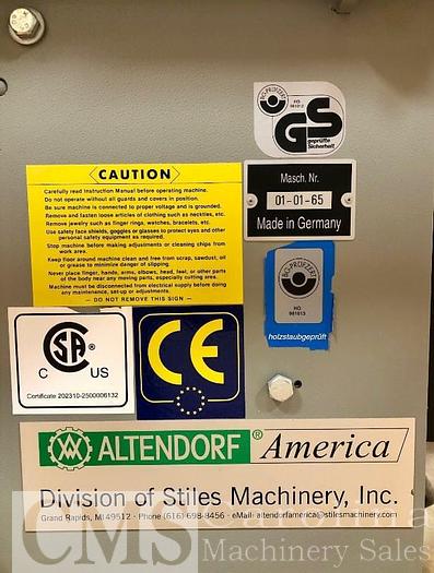 Used 2001 Altendorf F45 Digit Sliding Table Saw