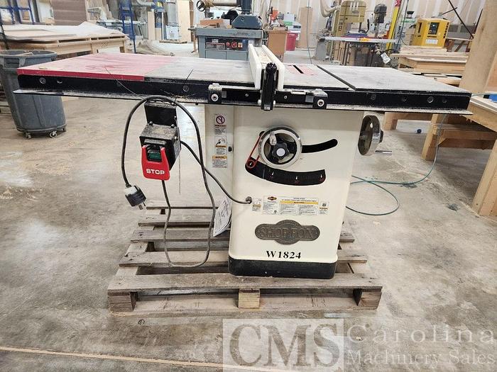 Used Shop Fox W 1824 Table Saw