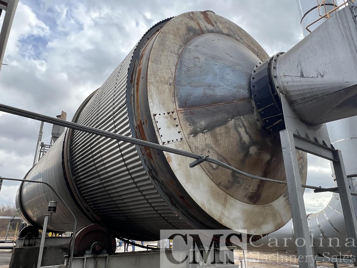 Used Player Design 12x50 Drum Dryer with Burner