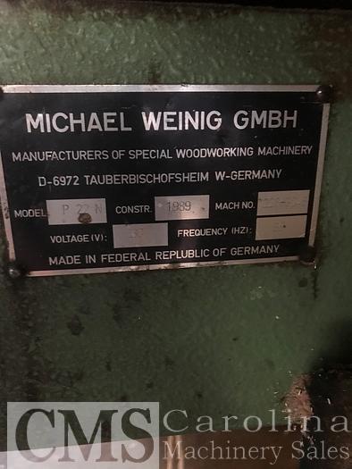 Used 1989 Weinig Profimat P 22N Moulder