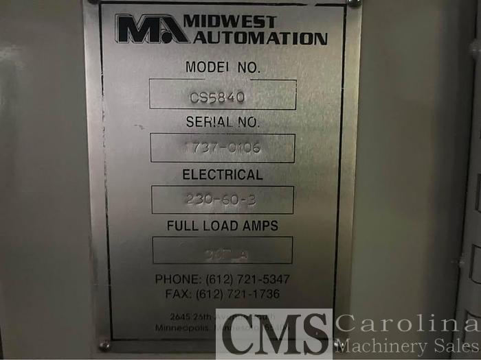 Used Midwest Automation CS 5840 Countertop Machine