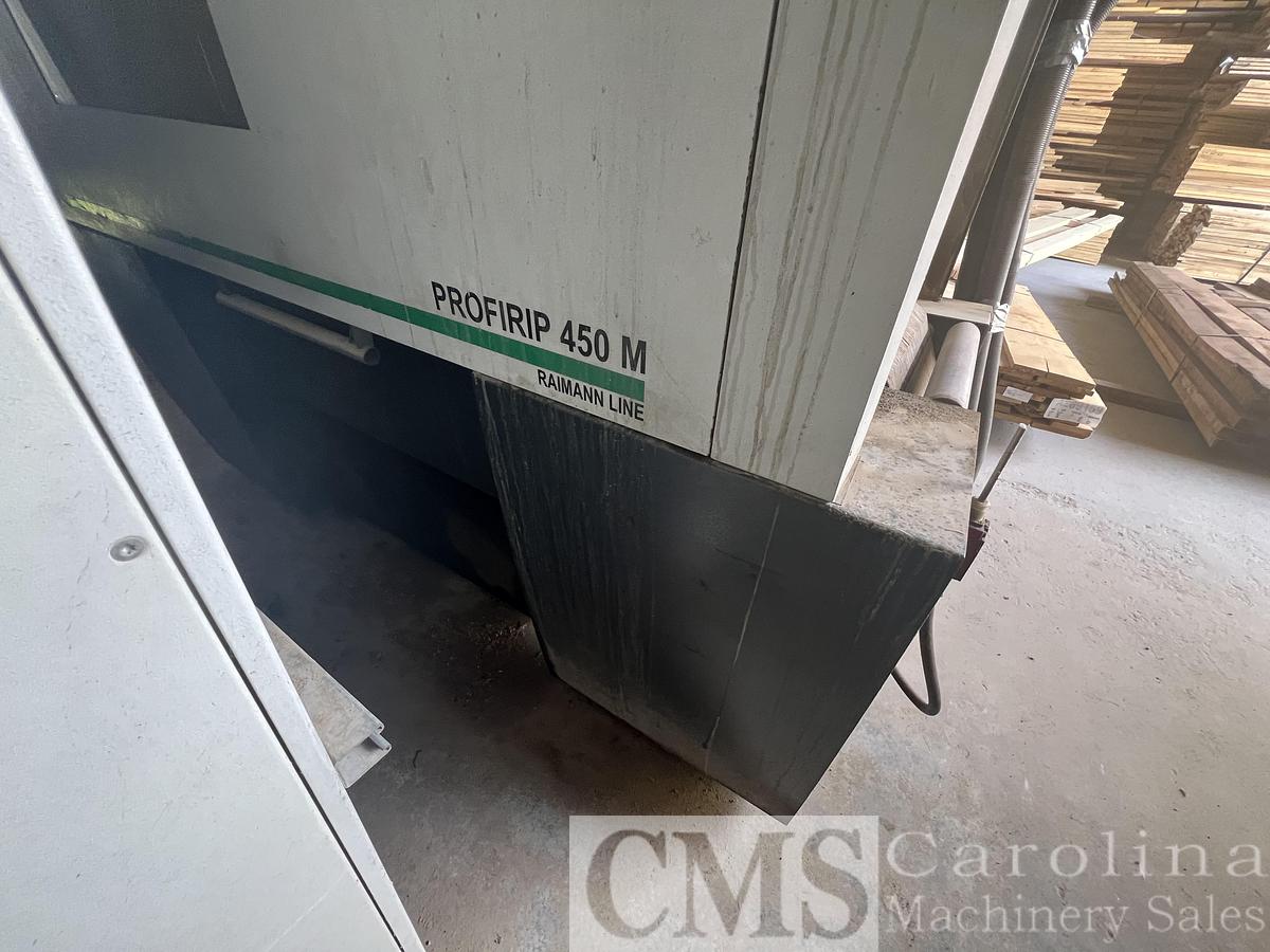 Used 2012 Raimann KR450M Gang Rip Saw with Infeed