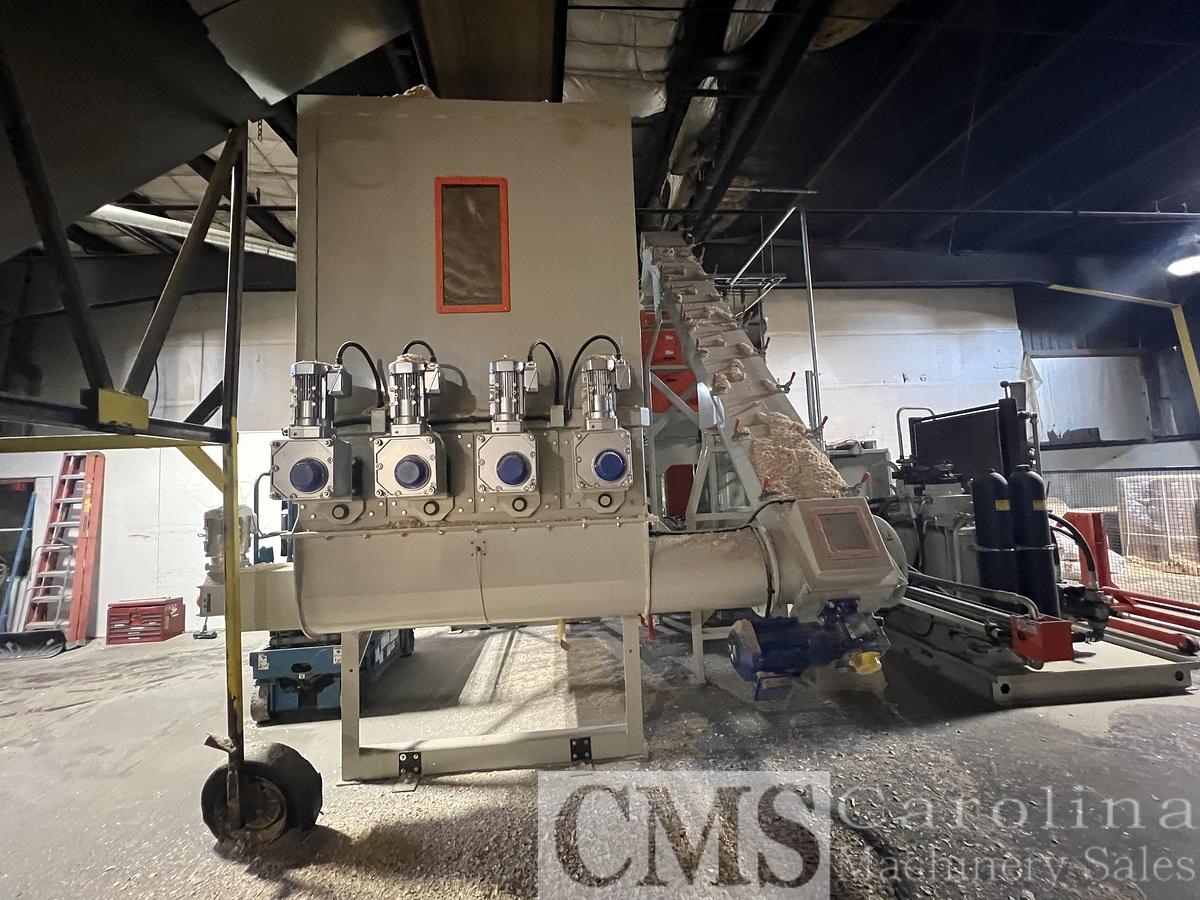 Used Complete Shaving Mill Operation with Land, Drying & Bagging Line Newman, BMM, MEC, Webb, Rethceif, CAT