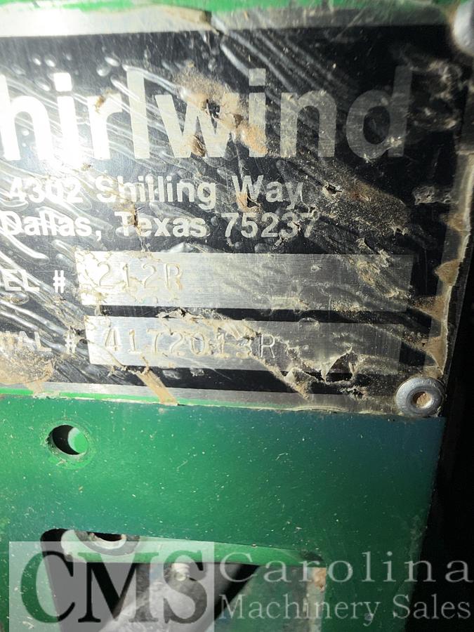 Used Whirlwind Model 212R Chop Saw