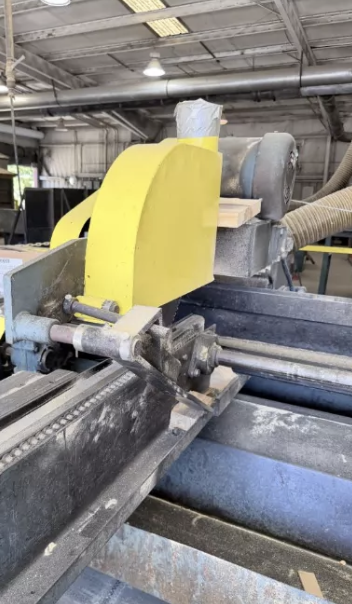 Used Newman KM16 Multiple Head Trim Saw