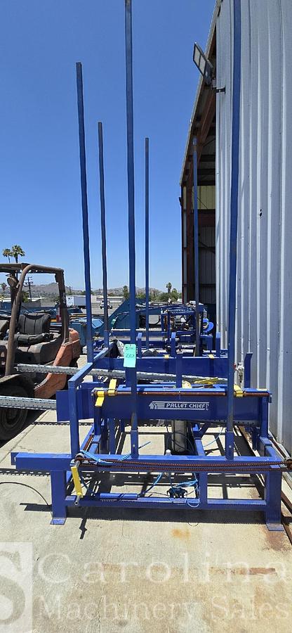Used Pallet Chief PC II Nailer with Stacker