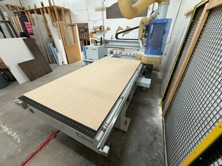 Used 2011 Homag BHP 007 Flat Table CNC Machine with ATC & Boring: