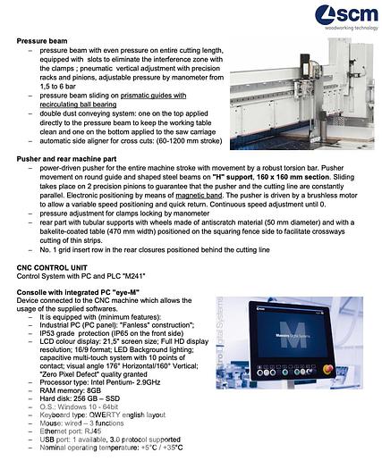Used 2022 Gabbiani G2 Panel Saw