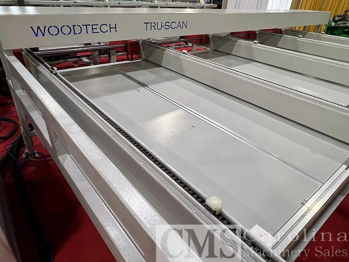 Used Woodtech Optimizing Gang Rip Saw with Infeed