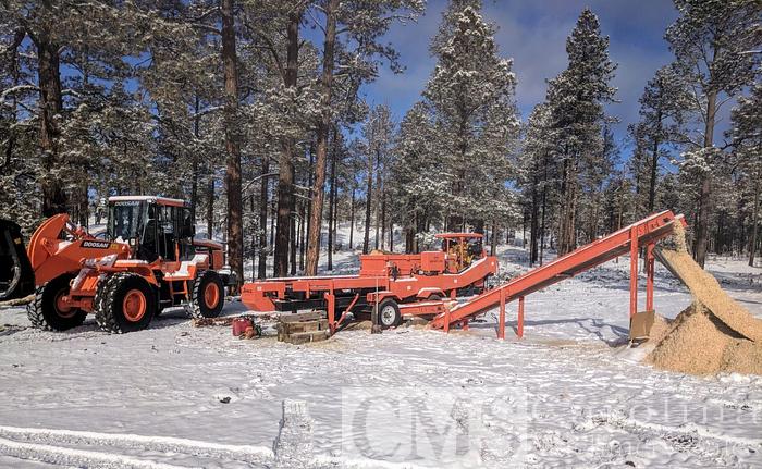 Used 2017 Salsco 30" Diesel Sgavings mill