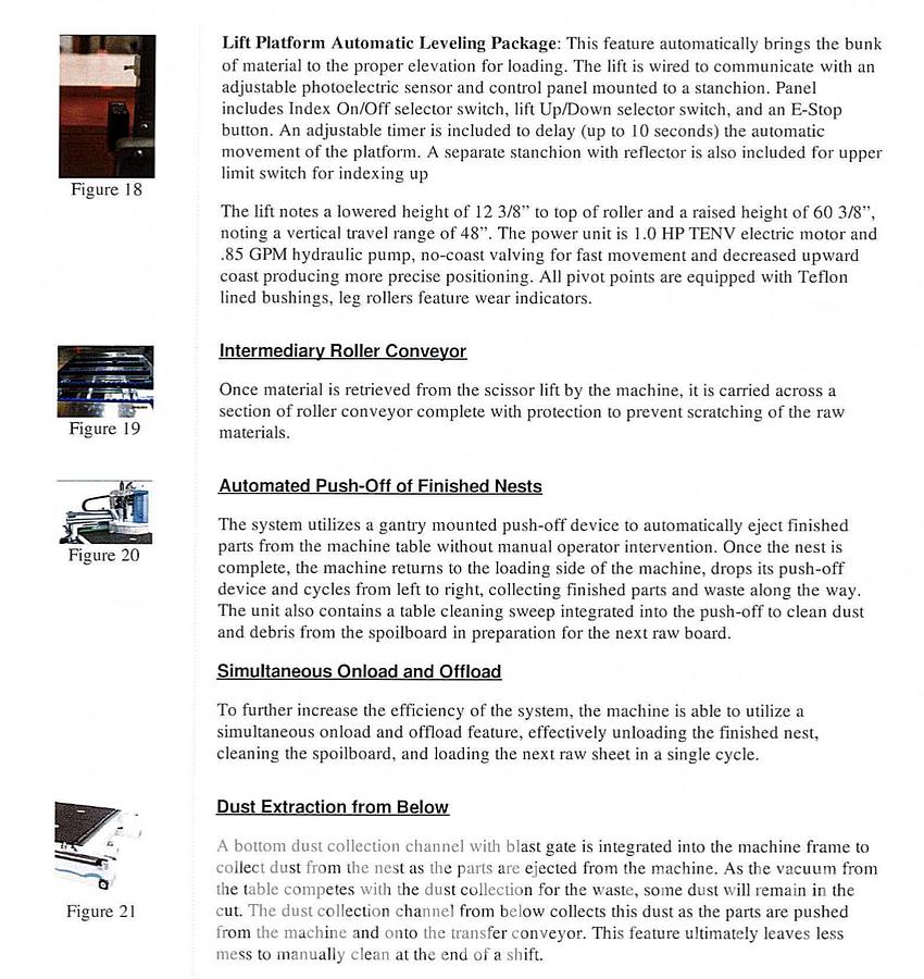 Used 2015 Weeke Vantech 512 CNC Router with Offloading