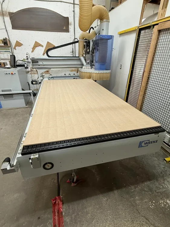 Used 2011 Homag BHP 007 Flat Table CNC Machine with ATC & Boring: