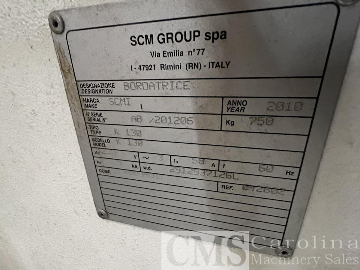 Used 2010 SCMI K130 Edgebander