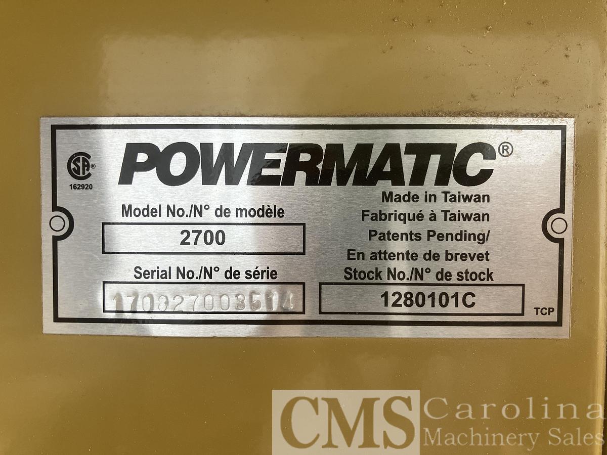 Used Powermatic 2700 Shaper With Power Feeder