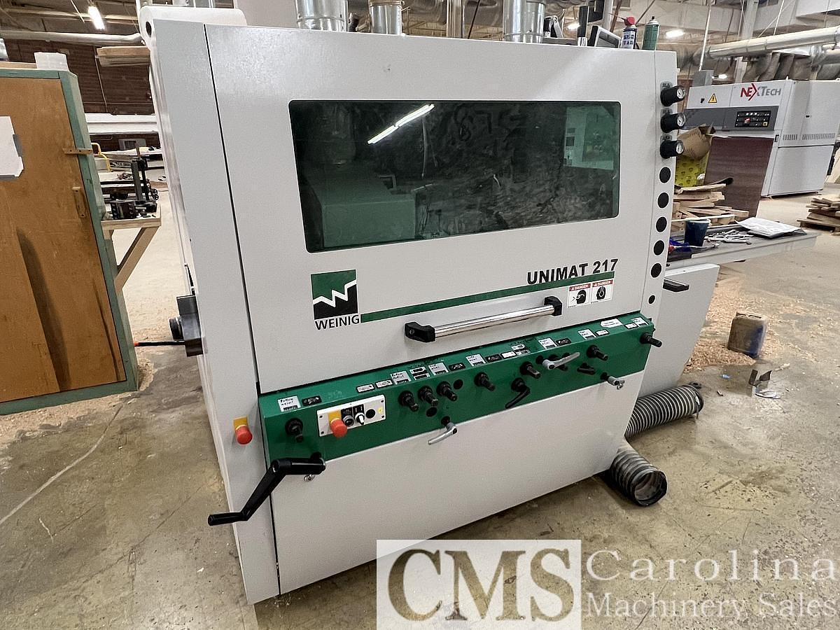 Used 2014 Weinig Unimat 217 5-Head Moulder
