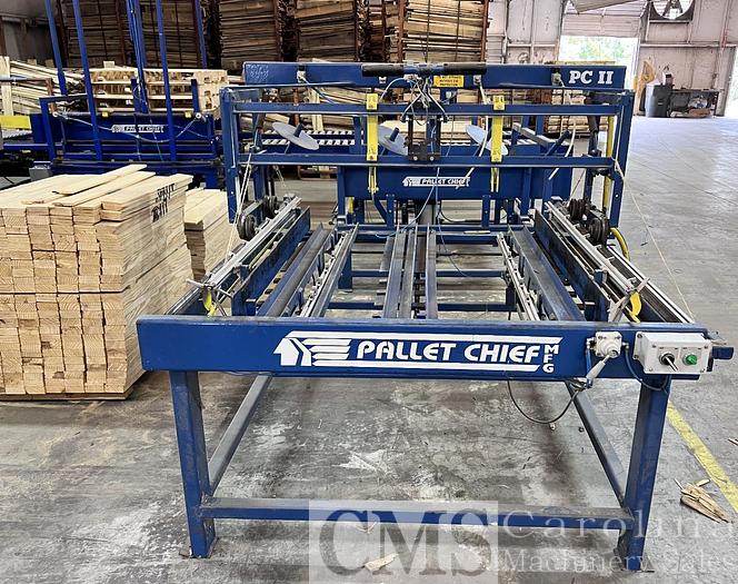 Used 2022 Pallet Chief PC II 48x48 Nailer with Stacker
