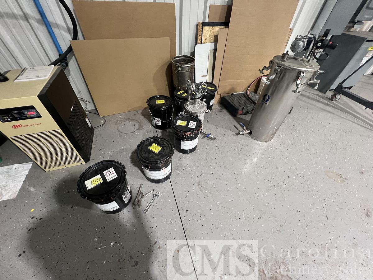 Used Cefla Mito Sprayer Finishing Line with UV Ovens