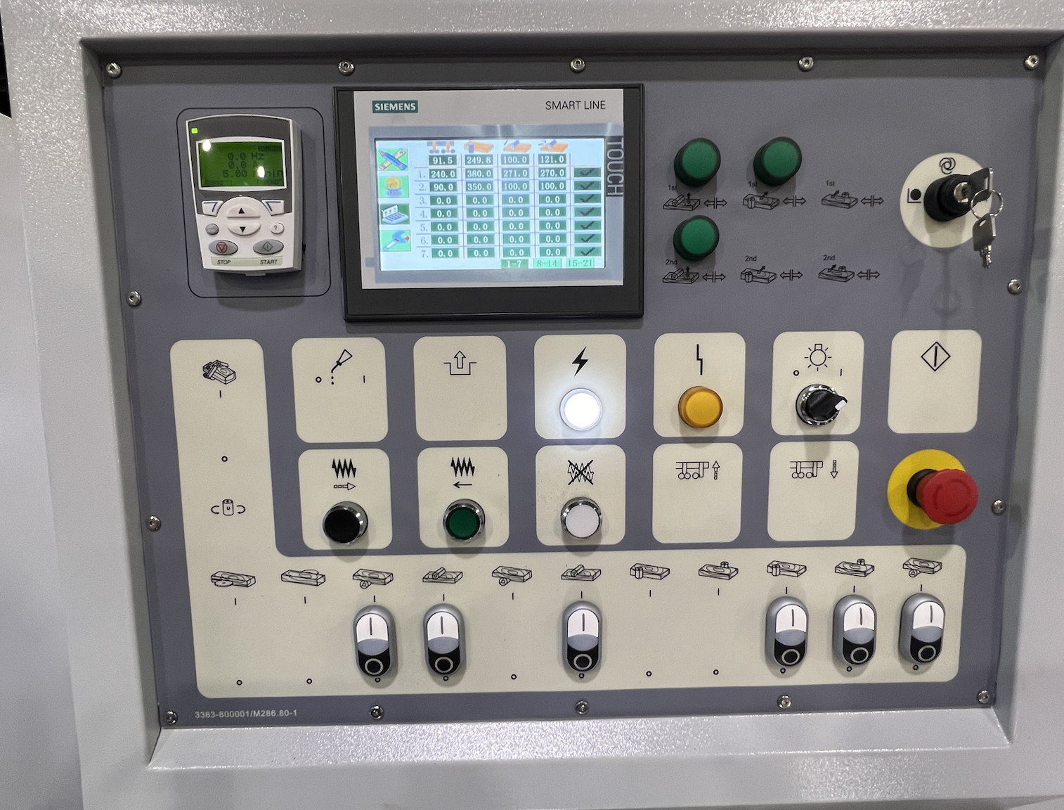 Used Woodtech 12" 6-Head Moulder with Infeed Table