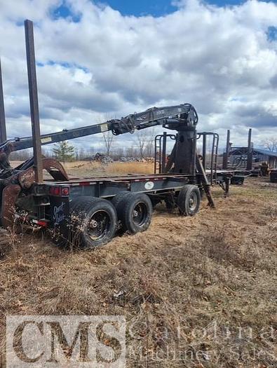 Used 1990 Great Lakes Trailer With Hood 7000 Loader