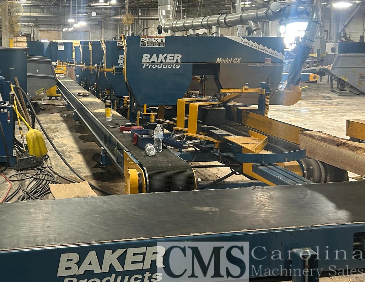 Used 2024 Baker Model BX 5-Head Resaw with Return
