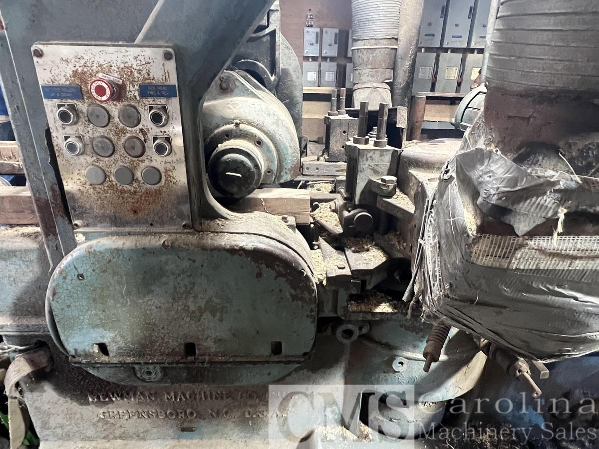 Used Newman M712 4-Sided Planer Mill with Infeed Deck