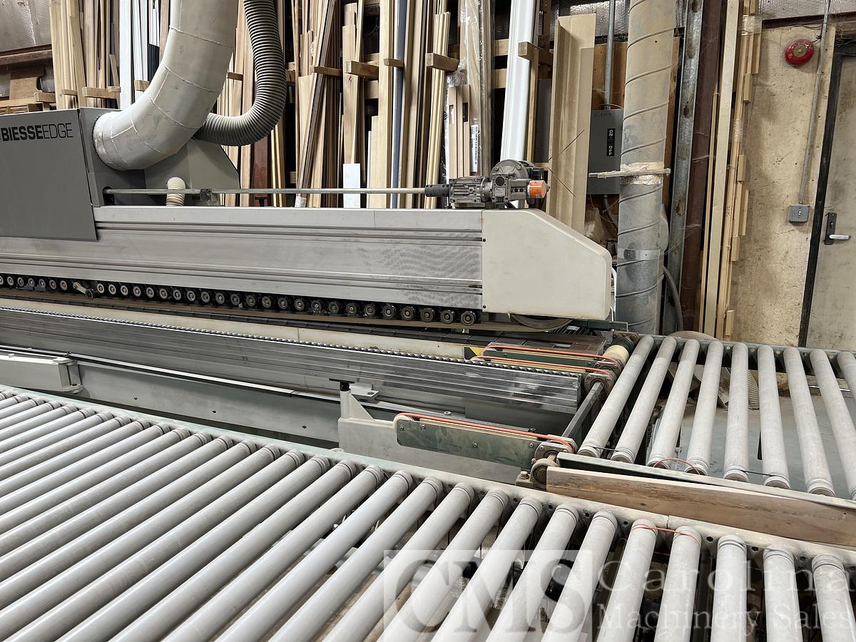 Used 2003 Biesse Stream B1 9.0 Edgebander with Doucet Return Conveyor