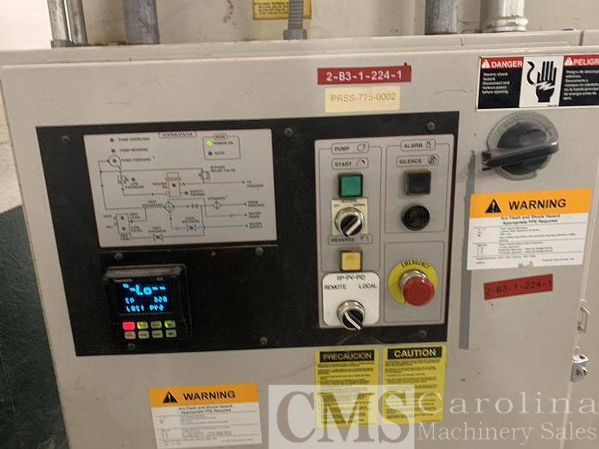 Used BERTHELSEN 5' x 10' 2-PLY HOT SHUTTLE PRESS