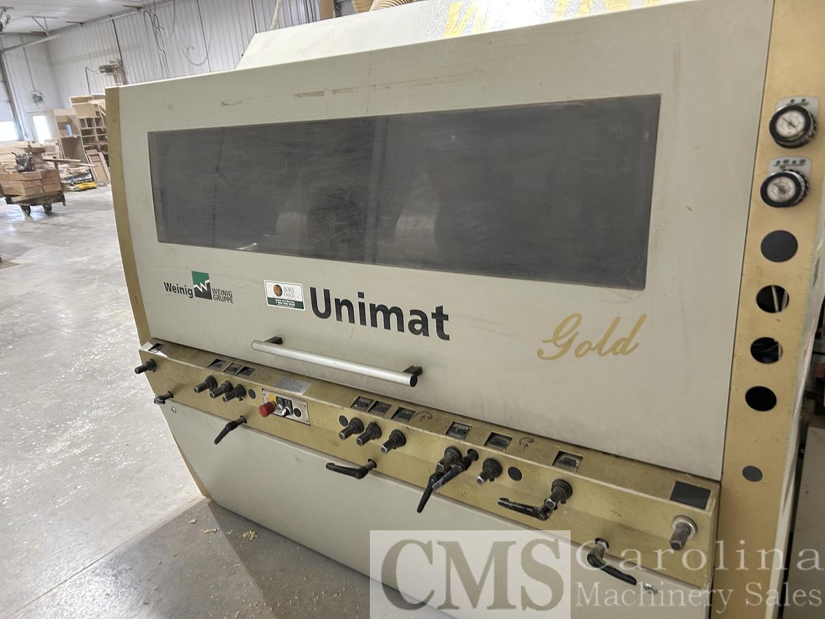 Used 2005 Weinig Unimat Gold 6-Head Moulder
