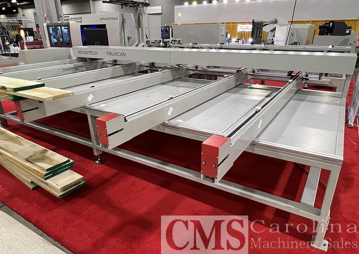 Used Woodtech Optimizing Gang Rip Saw with Infeed