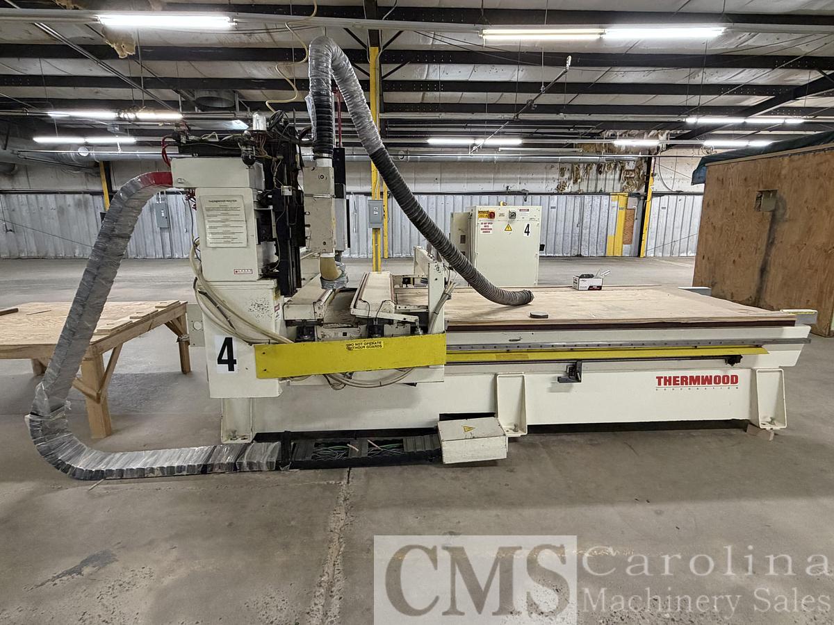 Used 2005 Thermwood Model C53 CNC Router with Roller Hold Down