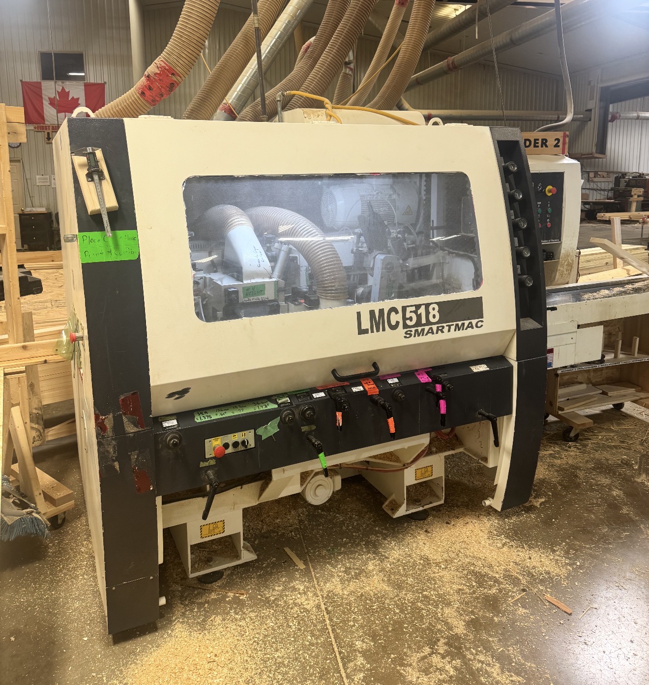 Used 2018 Leadermac Smartmac LMC 518 5-Head Moulder