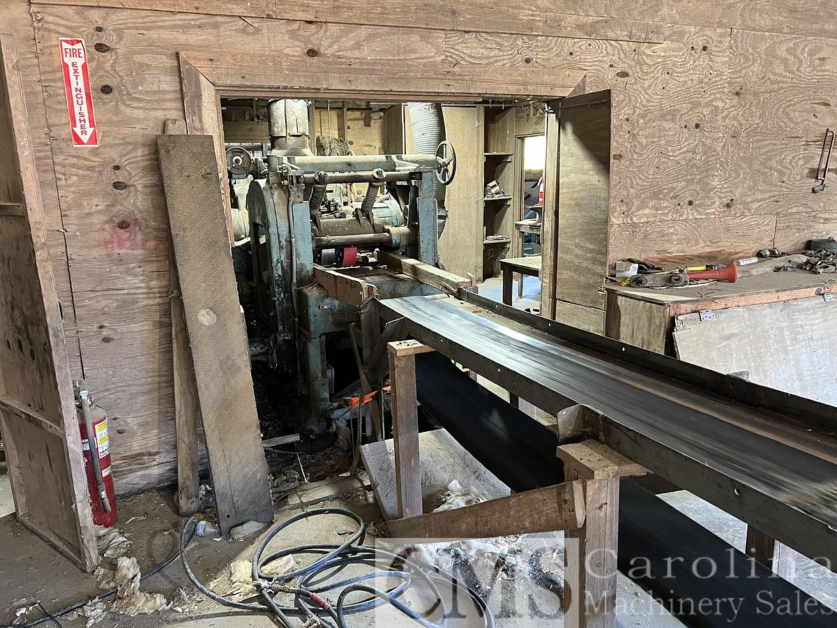 Used Newman M712 4-Sided Planer Mill with Infeed Deck