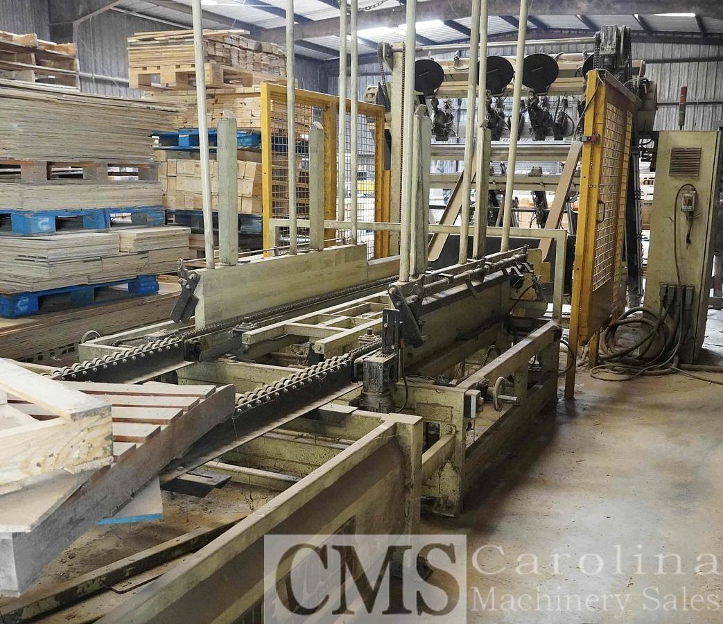 Used Woody Pallet Nailer with Stacker
