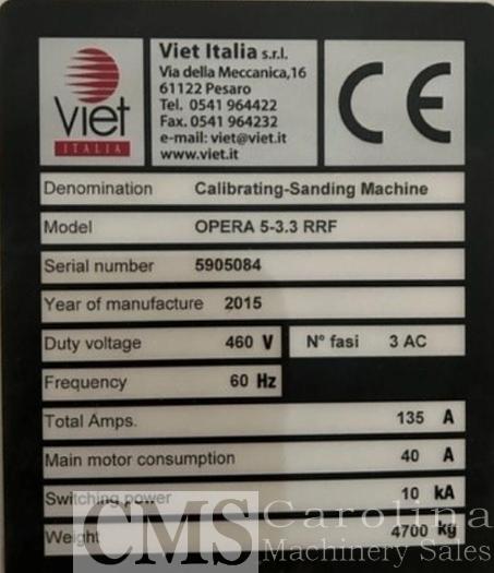 Used Viet Opera 5-3.3 RRF Sander
