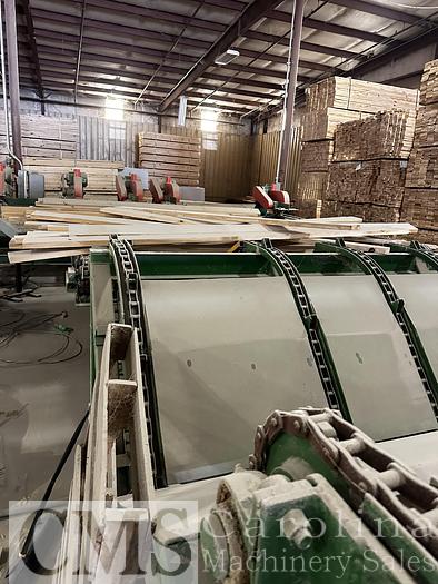 Used Newman KM16 Trim Saw with Infeed System