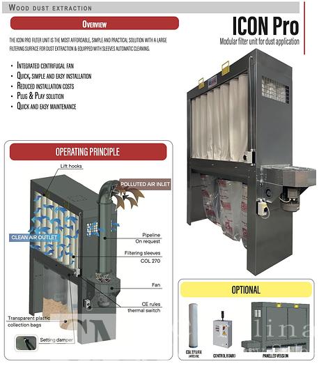 Used Coral Icon Pro Series Dust Collector