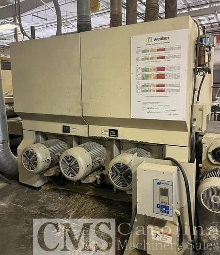 Used Timesavers 53" 3-Head + 3-Head Top & Bottom Sander Line