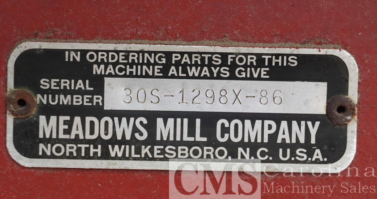 Used Meadows 4 Saw Edger
