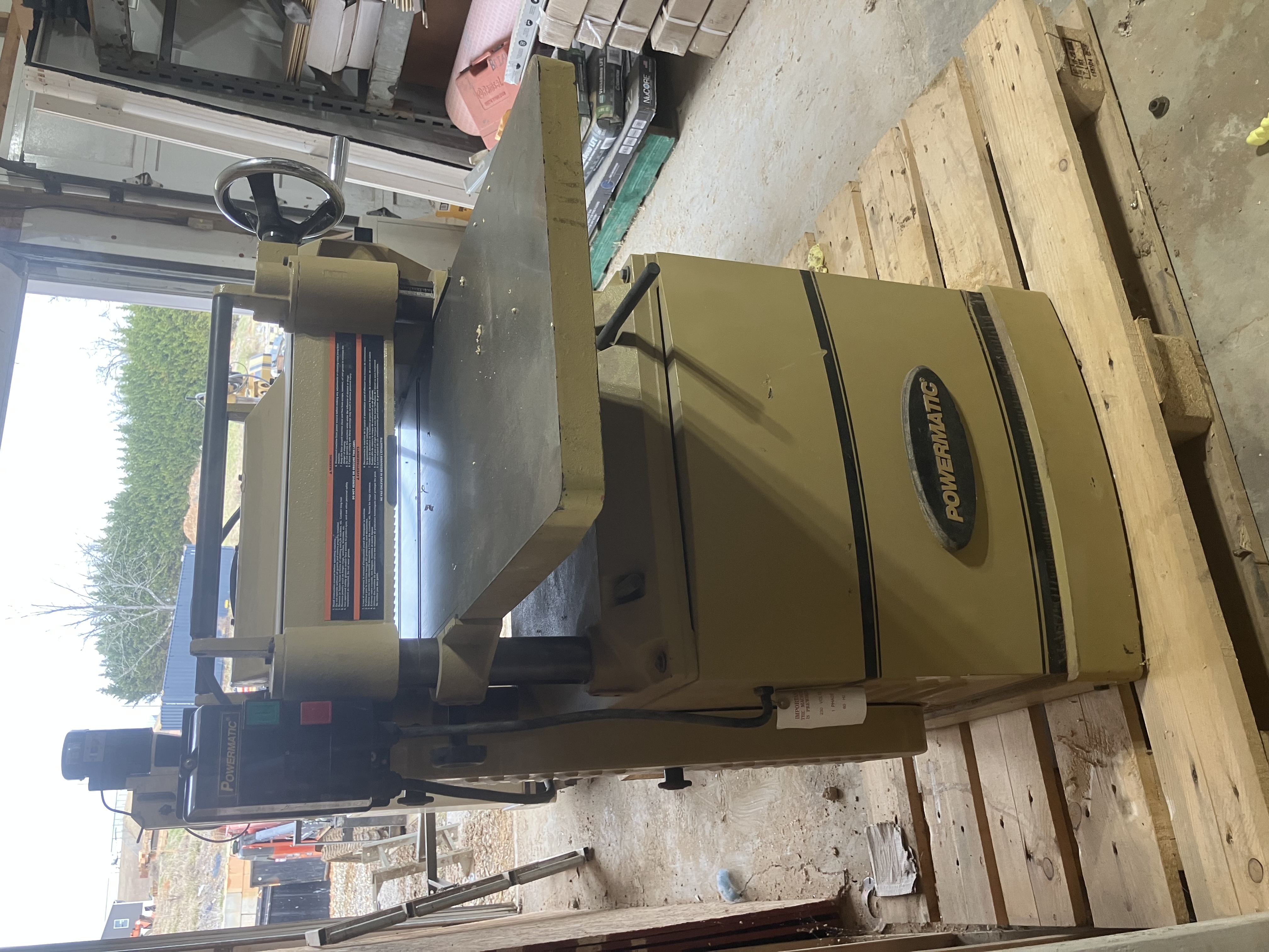 Used Powermatic  15 HH Planer