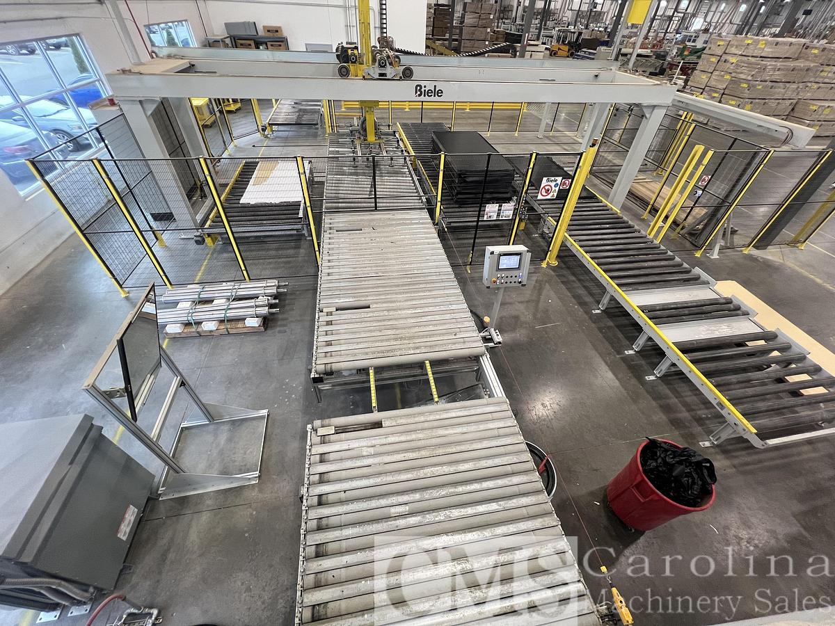 Used 2020 Barberan Top & Bottom Laminating Line with Biele Automatic Infeed/Outfeed System