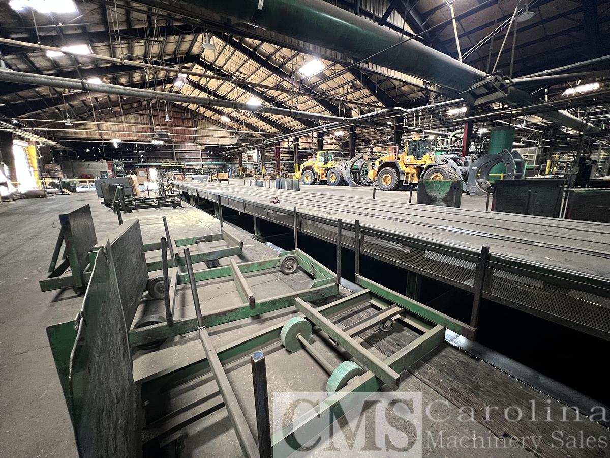 Used USNR Veneer Peeler and Stacker Green Line