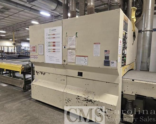 Used Timesavers 53" 3-Head + 3-Head Top & Bottom Sander Line