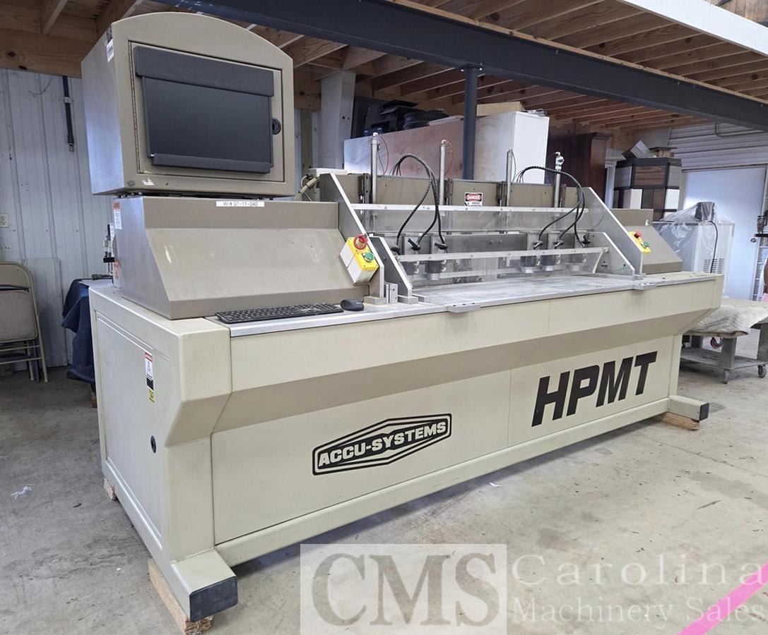 Used 2007 Accu-Systems Model HPMT CNC Mortise & Tenoner