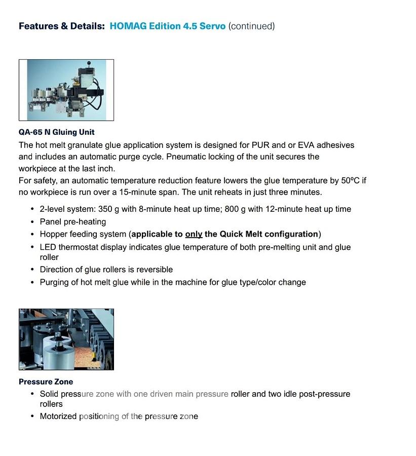 Used 2018 Homag Edgeteq S300 Edgebander