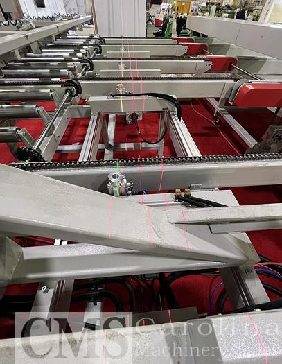 Used Woodtech Optimizing Gang Rip Saw with Infeed