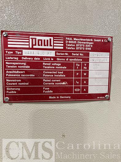 Used Paul Maxi 4.0 PO Chop Saw