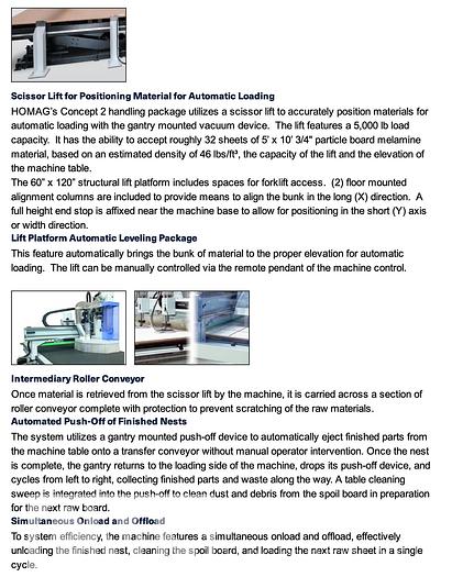 Used 2021 Homag Centateq N-300 with Loading/Offload