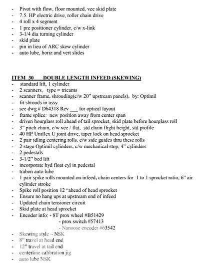 Used 2008 Optimil 4-Side Canter Sawmill