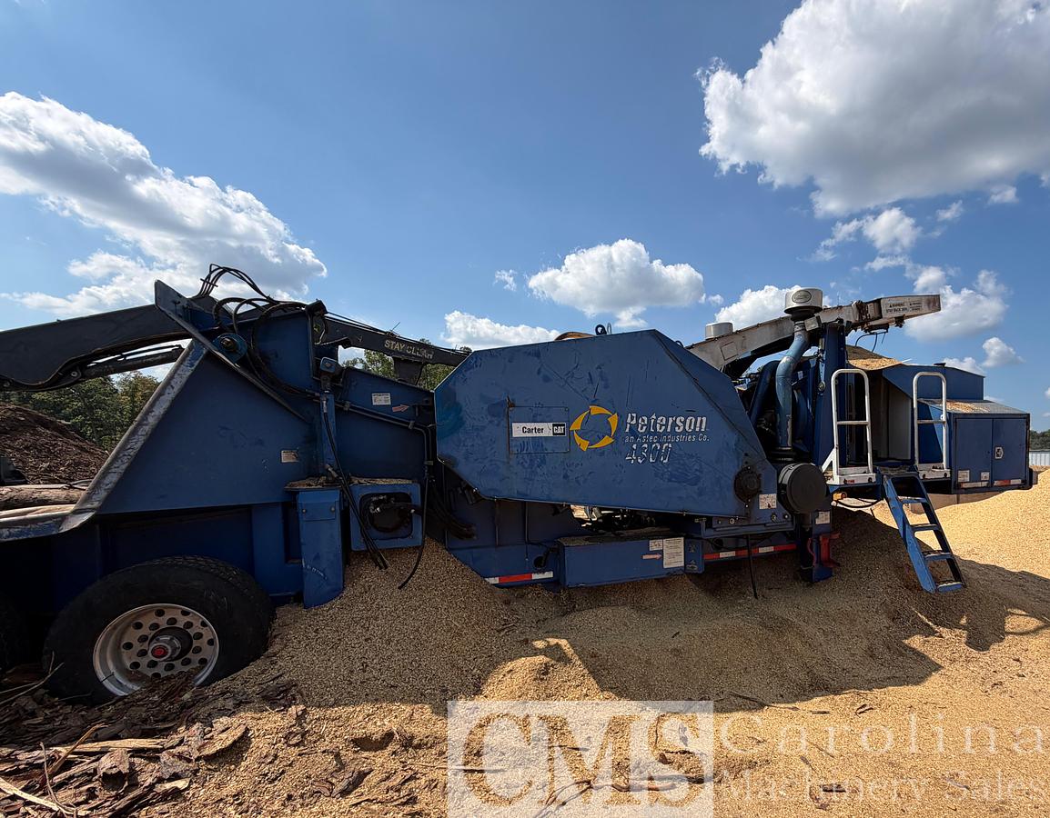 Used 2010 Peterson Model 4300 Portable Drum Chipper
